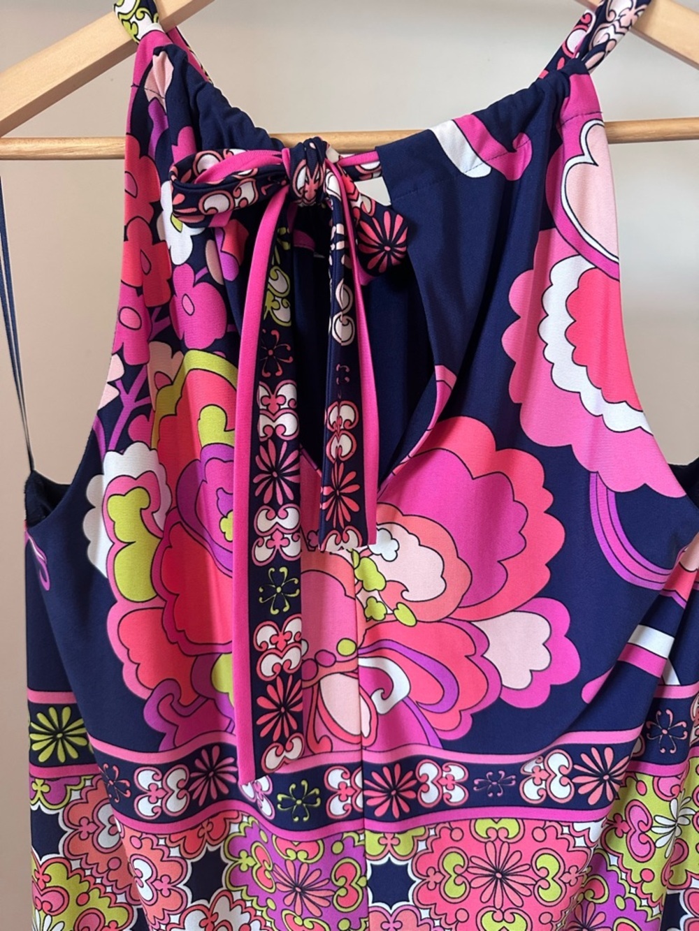 Trina Turk Vacaciones Printed Halter Dress - Picture 7 of 10